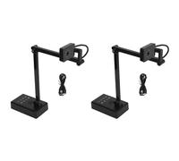 Agwuoetr 2X Caméra de Document USB 4K Webcam 16MP Visualiseur d'image Inversée Pliable pour Démonstration en Direct Conférence Web