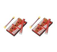 Agwuoetr 2X Carte de Charge Parallèle XT30 2 en 1 + Câble Prenant en Charge 4 Paquets de Batterie Lipo 2-6S pour Modèles RC Multicopter