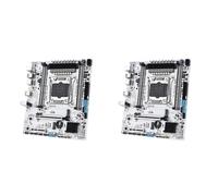Agwuoetr 2X Carte Mère D'Ordinateur X99S D4 Plus 4XDDR4 LGA2011-3 USB3.0/2.0 3.0/2.0 Prend en Charge la Carte Réseau Gigabit M.2 NVME/NGFF