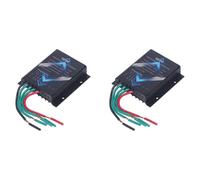 Agwuoetr 2X Contrôleur de Charge D'Éolienne, Mini Contrôleur de Générateur D'Éolienne 400W 12V 24V IP67 Étanche
