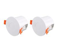 Agwuoetr 2X Détecteur de Présence Humaine Zigbee MmWave 220 V/110 V Capteur de Mouvement Radar 24G Relais Lux Détection de Lumière/Distance Tuya