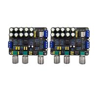 Agwuoetr 2X Double Carte de Préampli de Tonalité Remplaçable NE5532 Audio Aigus Réglage des Basses égaliseur Préamplificateur Préamplificateur de Contrôle de Tonalité