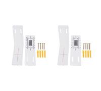 Agwuoetr 2X Enregistrement de Surveillance des Fissures, Moniteur de Fissures D'Angle Révélateur en Acrylique pour L'Enregistrement Standard des Fissures et des Coins Révélateurs