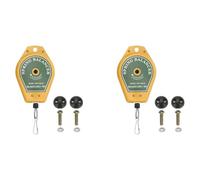Agwuoetr 2X Équilibreur à Ressort Rétractable, Outil à Ressort à Roulement, Équilibreur de Charge, Enrouleur de Câble Réglable de 1,2 M, 0,5 à 1,5 Kg (1,1 à 3,3 Lb)