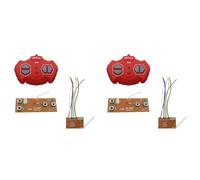 Agwuoetr 2X Module de Télécommande à Quatre Voies 2,4 G 4 Canaux RC Télécommande Émetteur Récepteur Circuit Imprimé Accessoires