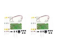 Agwuoetr 2X Module Récepteur Radio Stéréo FM Réglable 76-108 MHz Kit de Bricolage Récepteur sans Production Électronique DIY
