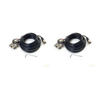 Agwuoetr 2X N-2 5M NMO vers PL259 RG-58 Câble Coaxial Câble D'Antenne Support NMO pour Voiture Camion Radio Amateur Câble D'Antenne Autoradio Mobile