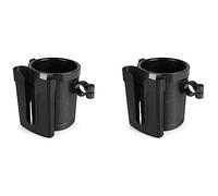 Agwuoetr 2X Porte-Gobelet de Vélo avec Porte-Clés de Téléphone Portable, Porte-Gobelet de Boisson de Guidon Universel pour Scooters de Bicyclettes, Noir