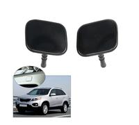 Agwuoetr 2X pour Sorento 2009-2012 Pare-Chocs Phare Phare Lampe Rondelle Buse Couvercle Capuchon Boîtier Non Peint