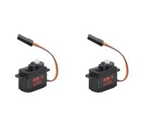 Agwuoetr 2X SCX24 AS-1 Mini Servo AXI31619 pour 1/24 Télécommandé Crawler SCX24 AXI90081 AXI00002 AXI00001 AXI00005 Pièces de Mise à Niveau