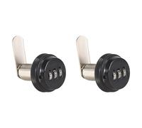Agwuoetr 2X Serrure à Came à Combinaison à 3 Chiffres 30 mm Serrure à Mot de Passe Sans Clé Serrures Mécaniques D'Armoire de Boîte Aux Lettres pour Porte D'Armoire de Boîte Aux Lettres D