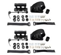 Agwuoetr 2X Support de Fourche de Vélo, Support de Toit de Voiture, Support D'Essieu Traversant à Dégagement, Support de Bloc de Fourche de Vélo de Route, Noir