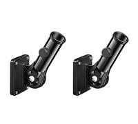 Agwuoetr 2X Support de pour Mât Drapeau Support de pour Mât Drapeau Réglable Support D'Attelage pour Mât de Drapeau Support de pour Mât de Drapeau Multi-Positions