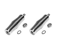 Agwuoetr 2X Support de Ressort D'Antenne Drapeau Lumière Ressort 1/2 Pouce Support de Ressort D'Antenne CB Base de Ressort pour Camions Voiture RZR UTV pour Can Am ATV