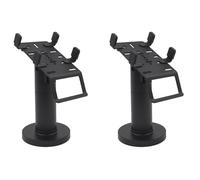 Agwuoetr 2X Universel Pos Machine de Bureau Stand Rotatif POS Caissiers Titulaire Rack Support D'Affichage pour Supermarché Restaurant Noir