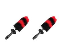 Agwuoetr 2X Voiture Roue de Lavage Véhicule Voiture Moto Roue Pneu Jante Gommage Brosse Nettoyant Outil de Lavage