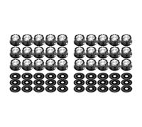 Agwuoetr 30 Jeux de Boutons de Commande de Potentiomètre A03 et de Plaques D'Échelle 0-100