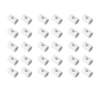 Agwuoetr 30 Pièces 1/2 Pouces Système de Brumisation de Buse de Brouillard en PVC pour Patio Extérieur Couplage de Monsieur Section Divisée en PVC avec Buse de Brouillard