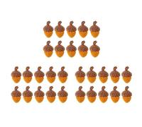 Agwuoetr 30 Pièces de Fils Faits à la Main au Crochet, Pommes de Pin, Glands pour Bricolage, Porte-Clés, Sac, Pendentif, Accessoires pour Vêtements