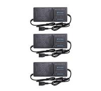 Agwuoetr 3X 48V 20AH Chargeur de VéHicule ÉLectrique 7 Affichage de la LumièRe Affichage de la Puissance Protection Contre Les Fuites de Courant/Impulsion ComplèTe Prise EuropéEnne