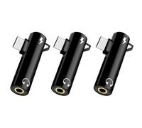 Agwuoetr 3X Adaptateur Audio Type-C Crochet Appel Musique Charge 2-en-1 3.5Mm Trou Rond ÉCouteur Convertisseur