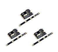 Agwuoetr 3X Adaptateur WiFi M.2 Adaptateur WiFi M.2 vers SSD Nvme PCIe4.0 vers M2 NGFF Key A+E Carte WiFi pour Module WiFi/WWAN/LTE