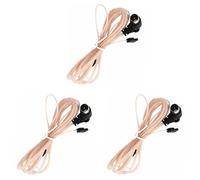 Agwuoetr 3X Antenne Radio FM 75 Dipole Indoor T Antennes Récepteur D'Antenne HD en Cuivre Connecteur Mâle de Type F pour Stations de Radio FM