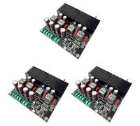 Agwuoetr 3X Carte D'Amplificateur Stéréo SAMP-200 HiFi Dual Core TPA3255 2 Canaux 600 W + 600 W Amplificateur de Puissance Numérique Classe D TL072 OP AMP