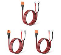 Agwuoetr 3X Connecteur 12AWG XT60i Vers Joint Torique avec Étamé, pour Batterie RC, Centrale Électrique Solaire Portable et Panneau Solaire