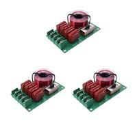 Agwuoetr 3X Diviseur de Fréquence Hi-FI Audio Treble Bass Haut-Parleur Diviseur de Fréquence Filtres Croisés Stéréo pour Haut-Parleur 2-16Ohm