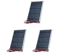 Agwuoetr 3X Kit de Panneau Solaire 12 V Générateur de Cellules Solaires Rechargeables Extérieures Portables de Puissance 30 W pour