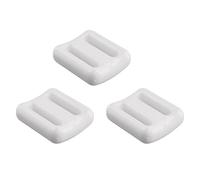 Agwuoetr 3X Poids de Plongée pour Ceinture de Poids de Plongée sous-Marine Poids de Plongée en Plomb Enduits Poids de Plongée Enduits, Poids de Ceinture de Plongée 1000 G Blanc