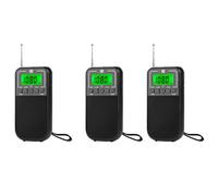 Agwuoetr 3X Radio AM FM SW Portable, Radio à Transistor avec Lampe de Poche LED, Radio Baladeur de Poche d'urgence pour Le Camping en Plein Air