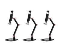 Agwuoetr 3X Support de Moniteur Portable Support Réglable Pivotant à 360° Support de Tablette Compatible avec Le Support de Serrage de Bureau pour Tablette