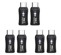 Agwuoetr 3X Système de Guitare sans Midi Rechargeable Récepteur Audio Émetteur Adaptateur Midi sans pour Clavier de Piano Numérique