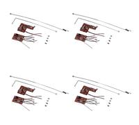 Agwuoetr 4 Ensemble 4CH 40 MHz ÉMetteur à Distance et Récepteur Conseil avec Antenne pour DIY RC Voiture Robot Télécommande Jouet Pièces