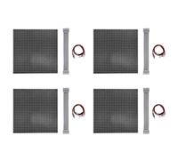 Agwuoetr 4 Pièces P6 Panneau D'Écran LED Extérieur 32X32 Pixels Module D'Affichage LED 192X192Mm 1/4 Scan Panneau D'Écran LED Couleur RVB