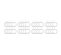 Agwuoetr 40 PièCes 8 Pouces Sublimation Wind Spinner Blanks 3D Wind Spinners Hanging Wind Spinners pour la DéCoration de Jardin IntéRieur ExtéRieur