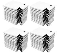 Agwuoetr 40 Pièces Séries Néoprène Bière Peut Refroidisseur Boisson Tasse Bouteille Manchon Isolant Wrap Couverture Nouveau Blanc