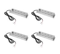 Agwuoetr 4X 10 TêTes Ultrasons Brumisateur Humidificateur Fogger Serre Aeromist Hydroponique DIY Air Humidificateur