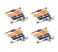 Agwuoetr 4X 1400KV Moteur sans Balais 30A ESC Prise SG90 9G Mini Servo 8060 Hélice pour Hélicoptère Avion à Voilure Fixe Télécommandé