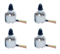 Agwuoetr 4X 2212 920Kv sans Brosse Moteur CW pour F330 F450 F550 Kit de Cadre de Quadrirotor Multicoptère pour FPV Partie de Course, Noir + Argent