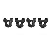Agwuoetr 4X Collier de Tige de Selle de Vélo pour Adaptateur de Rails de Selle en 7 X 9 mm, Tube de Selle de Vélo, Clips Ovales/Ronds, Accessoires de Cyclisme