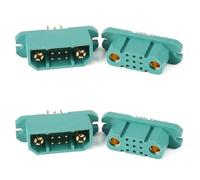 Agwuoetr 4X Connecteur VTOL MPX 9+2 avec Prise d'alimentation Mâle, Portable, Double Alimentation, Aile Fixe, Prise à Dégagement pour Drone RC.