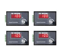 Agwuoetr 4X Contrôleur de Vitesse de Moteur PWM DC 6-60 V 30 A avec Affichage Numérique et PCB Robuste - Parfait pour Diverses Machines