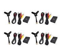 Agwuoetr 4X Kit 3.3G FPV VRX Récepteur Vidéo 8CH FPV pour Drone de Course FPV RC