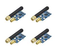 Agwuoetr 4X Module sans CC1101 avec Module Émetteur-Récepteur sans D'Antenne SMA pour 433 MHz pour Améliorer Le Signal