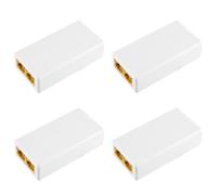 Agwuoetr 4X Répéteur POE 2 Ports 10/100 Mbps 1 à 2 Extensions Poe avec IEEE802.3Af/at 48 V pour Commutateur Poe NVR Caméra IP AP Parts