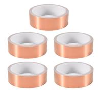 Agwuoetr 5pièces 30Mm X10M Cuivre Feuille Adhésif Blindage Guitare Limace Escargot Barrière Outil