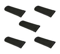 Agwuoetr 5pièces 8 Pouces - 12 Pouces Couvercle de Barre de Tronçonneuse Fourreau Garde Plaque de Guidage Universelle pour Couvercle de Protection de Barre de Tronçonneuse Noir